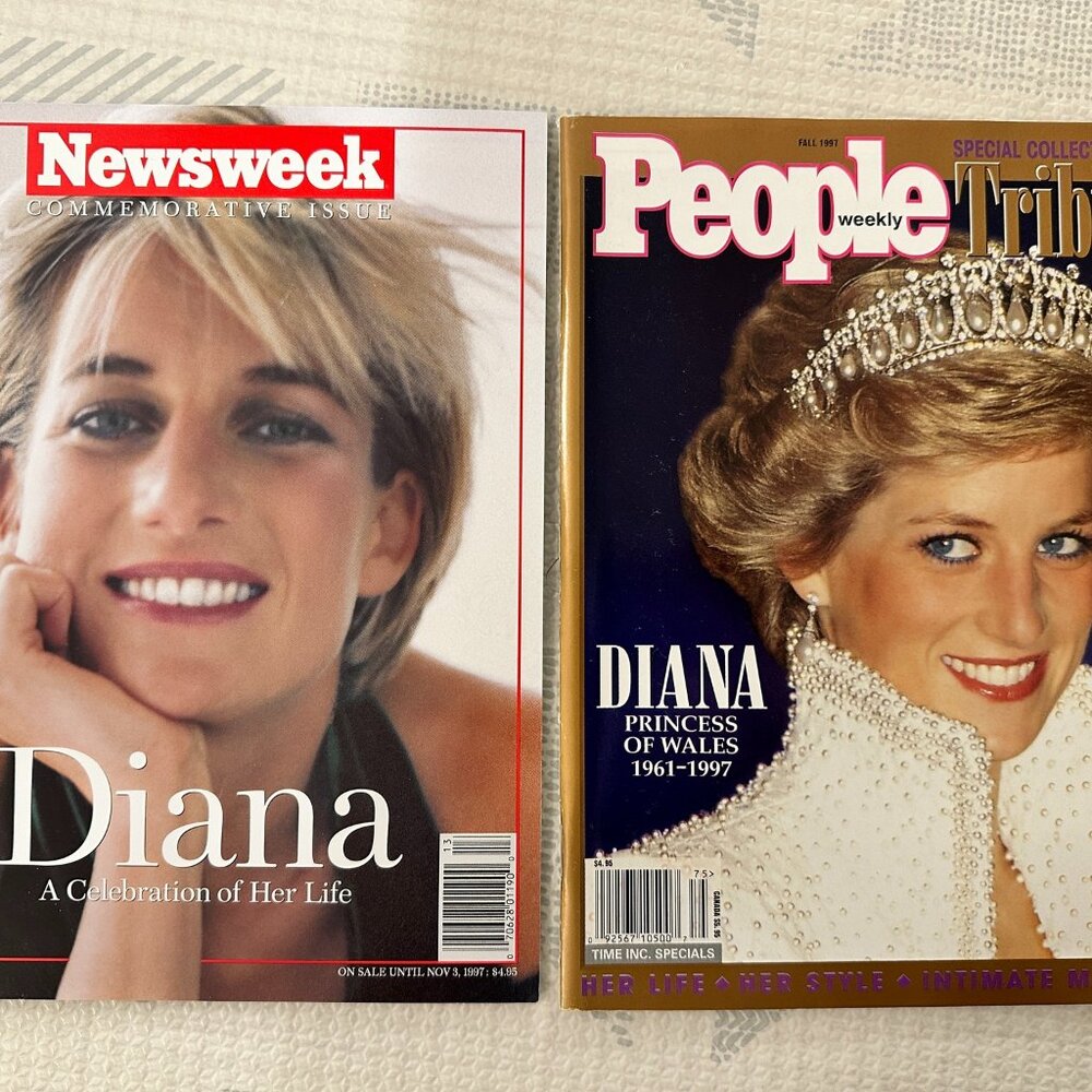 Like New Princess Diana magazines Newsweek People Tribute Collector's Issue 1997